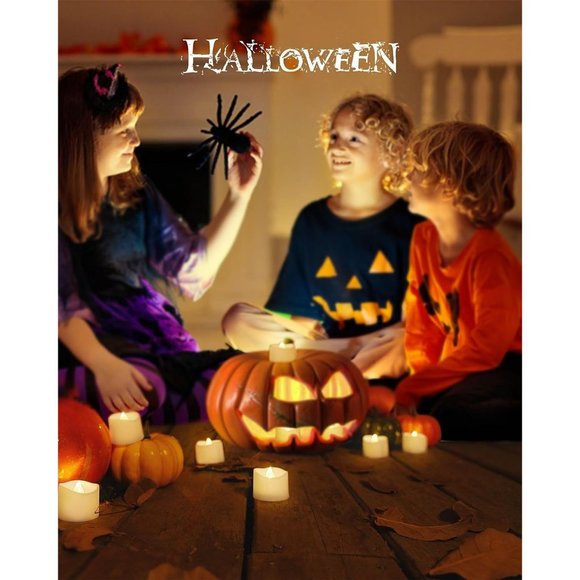 Flickering Flameless Candle Tea Lights Votive  Centerpiece Table Decorations - Picture 6 of 11